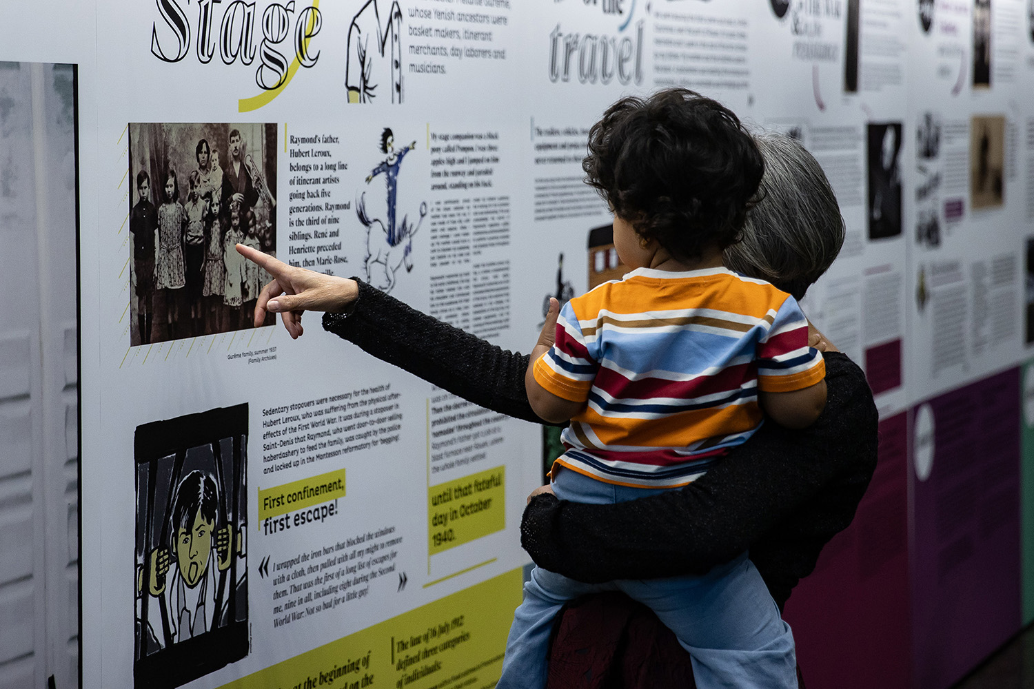 Exposition et site web sur le parcours de Raymond Gurême pour la Fédération nationale des associations solidaires d’action avec les Tsiganes et les Gens du voyage